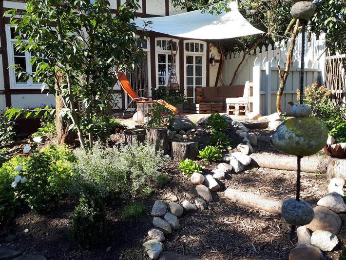Ferienwohnung für 3 Personen, mit Terrasse und Garten sowie Ausblick in Eschede