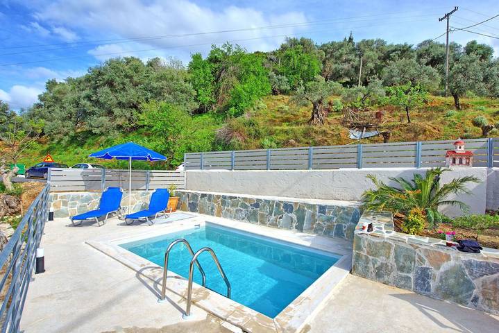 Villa for 3 personer, med badebasseng på Kreta