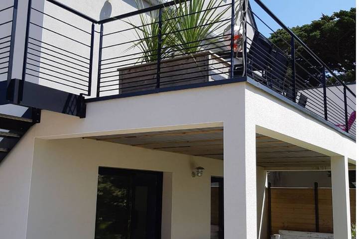 Maison de vacances pour 9 personnes, avec Balcon et Jardin