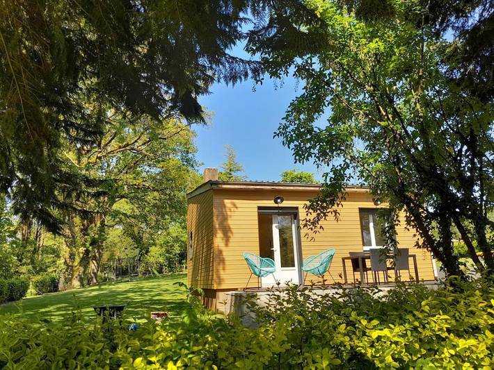 Maison de vacances pour 4 personnes, avec vue et jardin