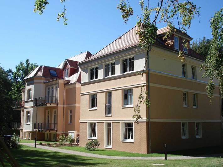 Ferienwohnung für 3 Personen, mit Garten und Balkon sowie Ausblick, kinderfreundlich in Graal-Müritz