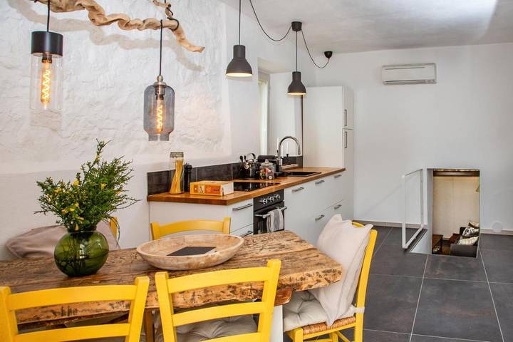 Ferienwohnung für 4 Personen, mit Terrasse und Ausblick in Roccalbegna