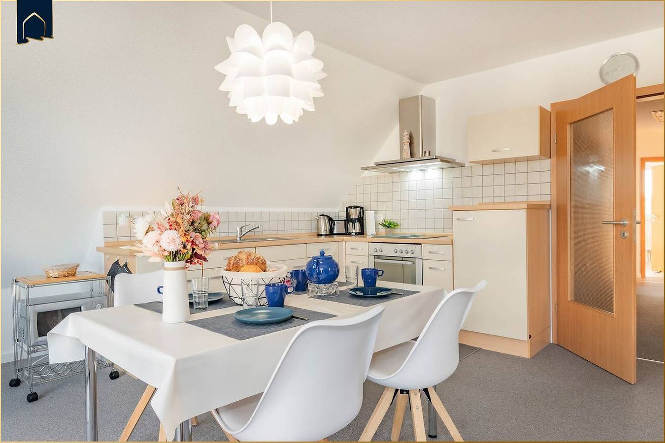 Ganze Wohnung, Komfortable Ferienunterkunft Thusnelda mit Balkon und Wlan in Koserow in Koserow, Bernsteinbäder
