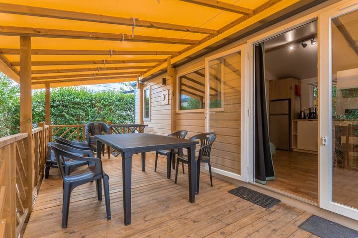 Appartement 'Mobile Home Le Montourey' met Balkon en Airconditioning in Frejus, Middellandse Zeekust (Frankrijk)