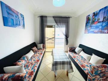 Gîte pour 4 personnes, avec balcon dans Oued Laou