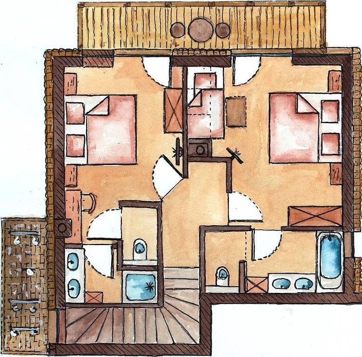 Ferienhaus für 8 Personen, mit Sauna und Ausblick sowie Garten in Österreich - 2