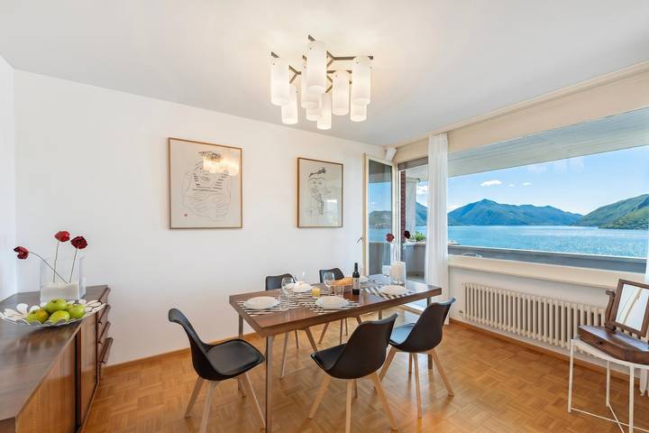 Gîte pour 5 personnes, avec vue sur le lac et balcon, adapté aux familles à Lugano - 4