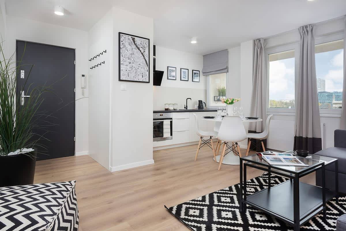 Cały apartament, Stylish Apartment in the Center | View of the Palace of Culture and Science in Warszawa (Śródmieście), Warszawa