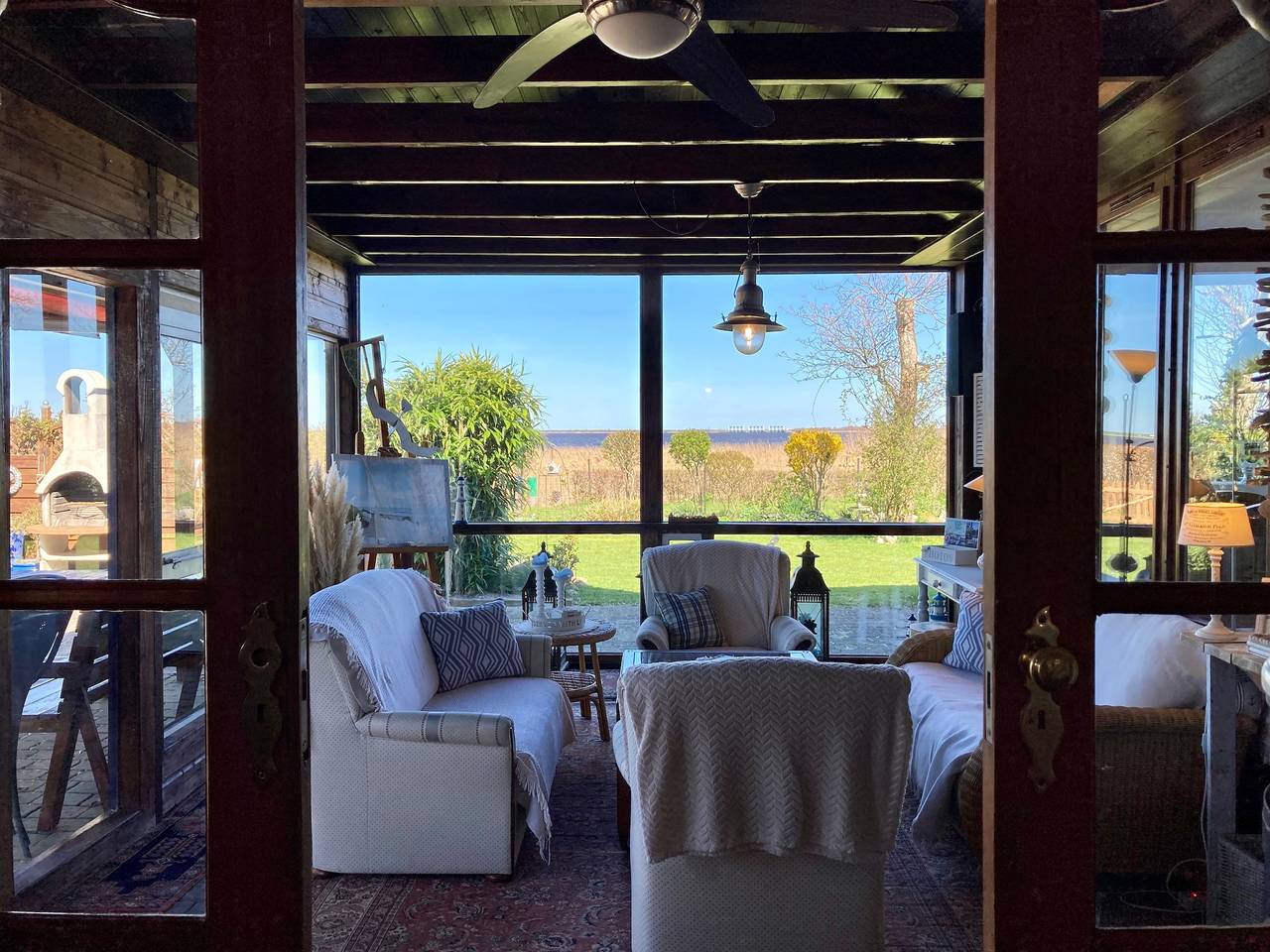 Haus Marijke mit eigenem Wintergarten Seeblick und Zugang zum Lauwersmeer in Oostmahorn, Lauwersmeer