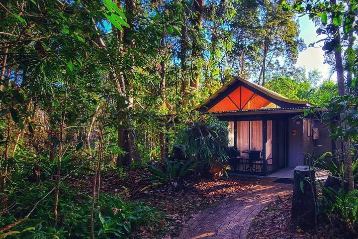 Bungalow für 3 Personen, mit Pool und Garten sowie Whirlpool, mit Haustier in Australien