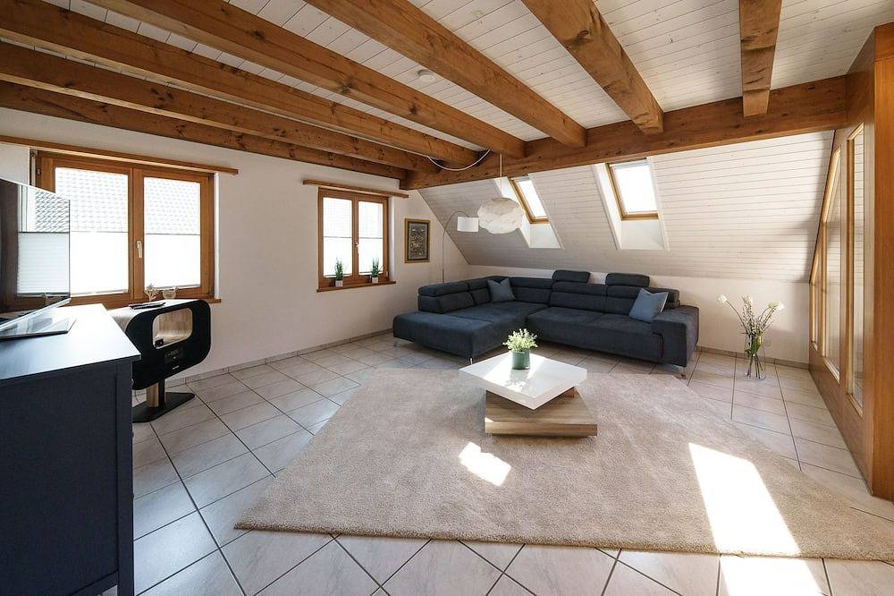 Appartamento intero, Beautiful penthouse duplex apartment with balcony surrounded by greenery in Aargau-Basel
