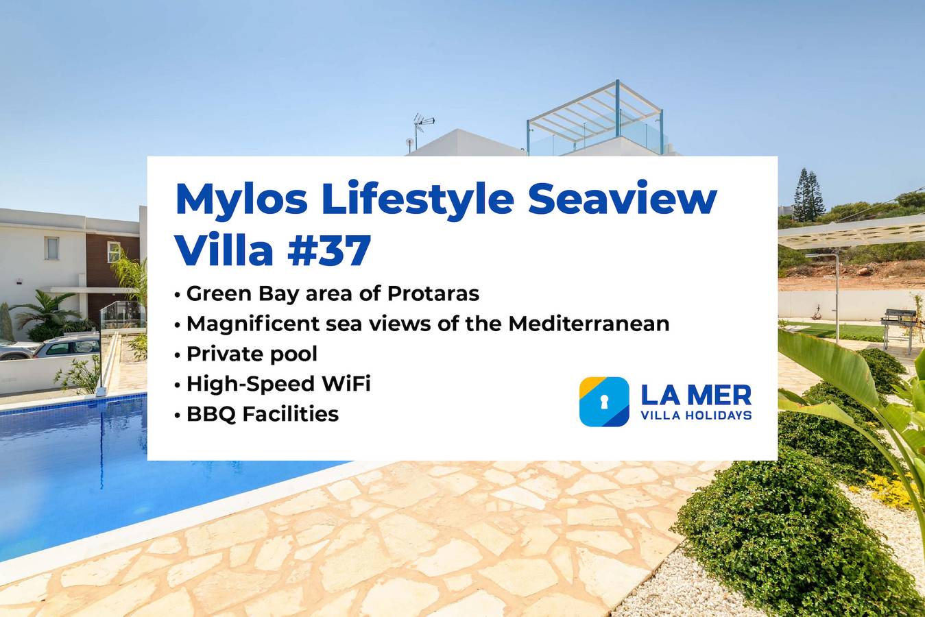 Mylos Lifestyle Seaview Villa #37 in Protaras, Südzypern