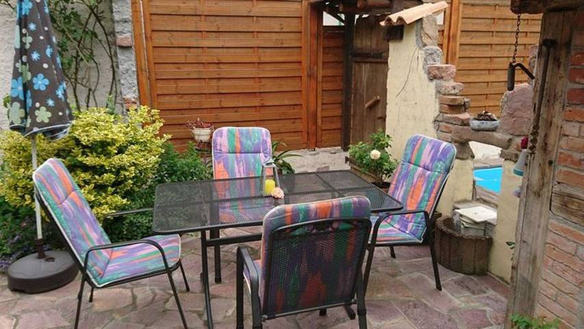 Appartement de vacances pour 2 personnes, avec jardin