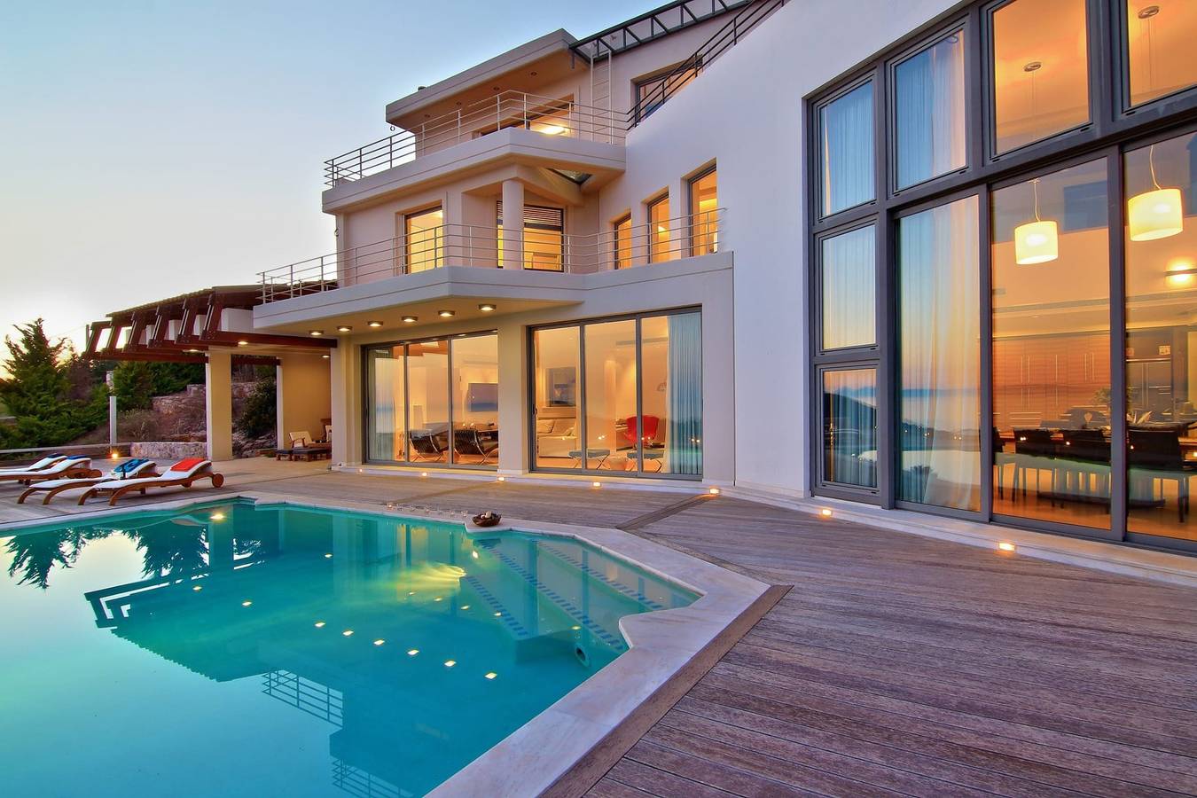 Luxury Athens Villa | Villa Aqualuxe | 4  Bedrooms | Private Pool with Panoramic Sea Views |  Anavyssos in Anavyssos, Regionalbezirk Ostattika