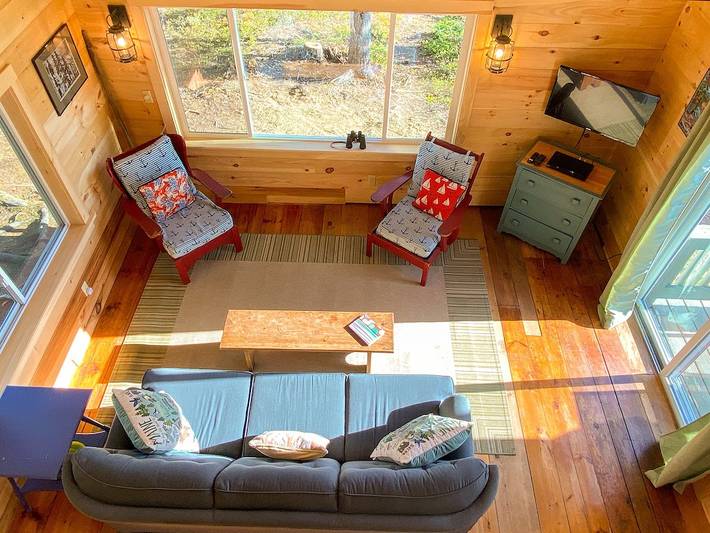 Blockhütte für 4 Personen, mit Terrasse und Garten, mit Haustier - 1