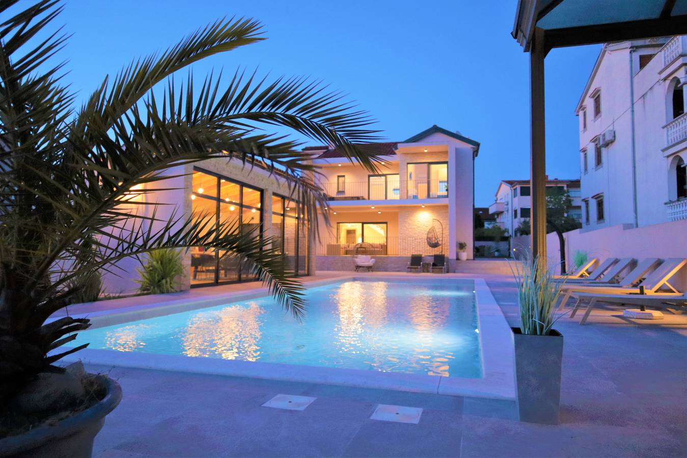 Villa Magale with a pool in Biograd na Moru, Région de Zadar