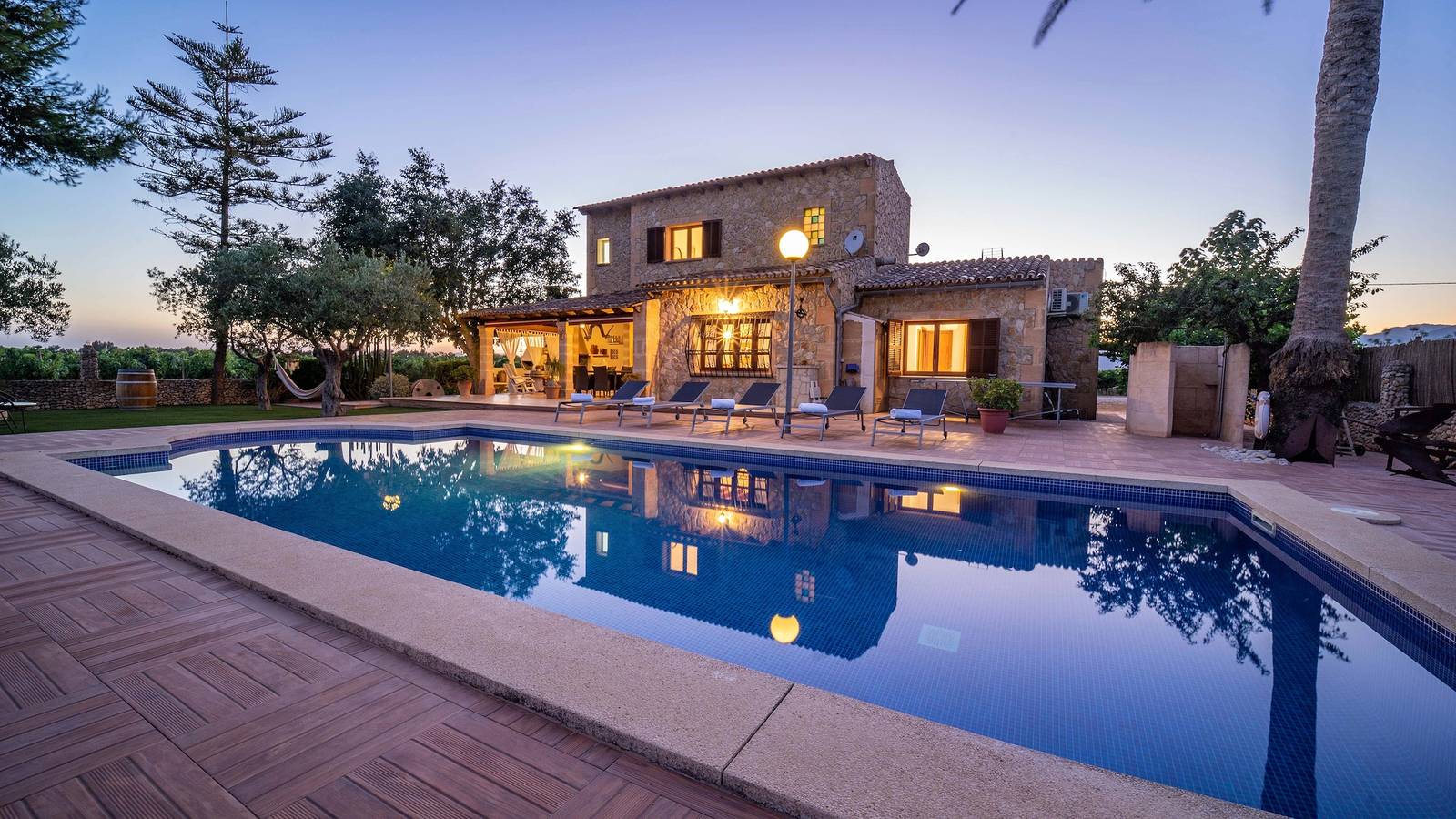 Maison de vacances "Vinyes Can Grau" avec vue sur montagne in Sencelles, Majorque l'intérieur des terres