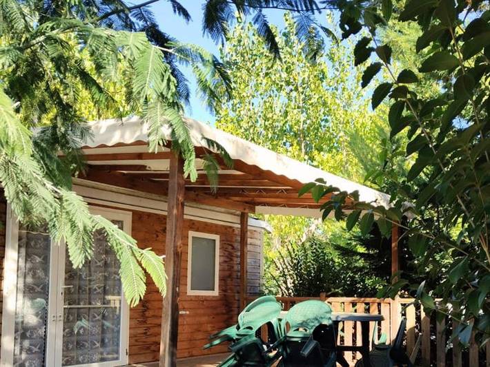 Mobil home pour 4 personnes, avec bassin pour enfant à Reynès - 2
