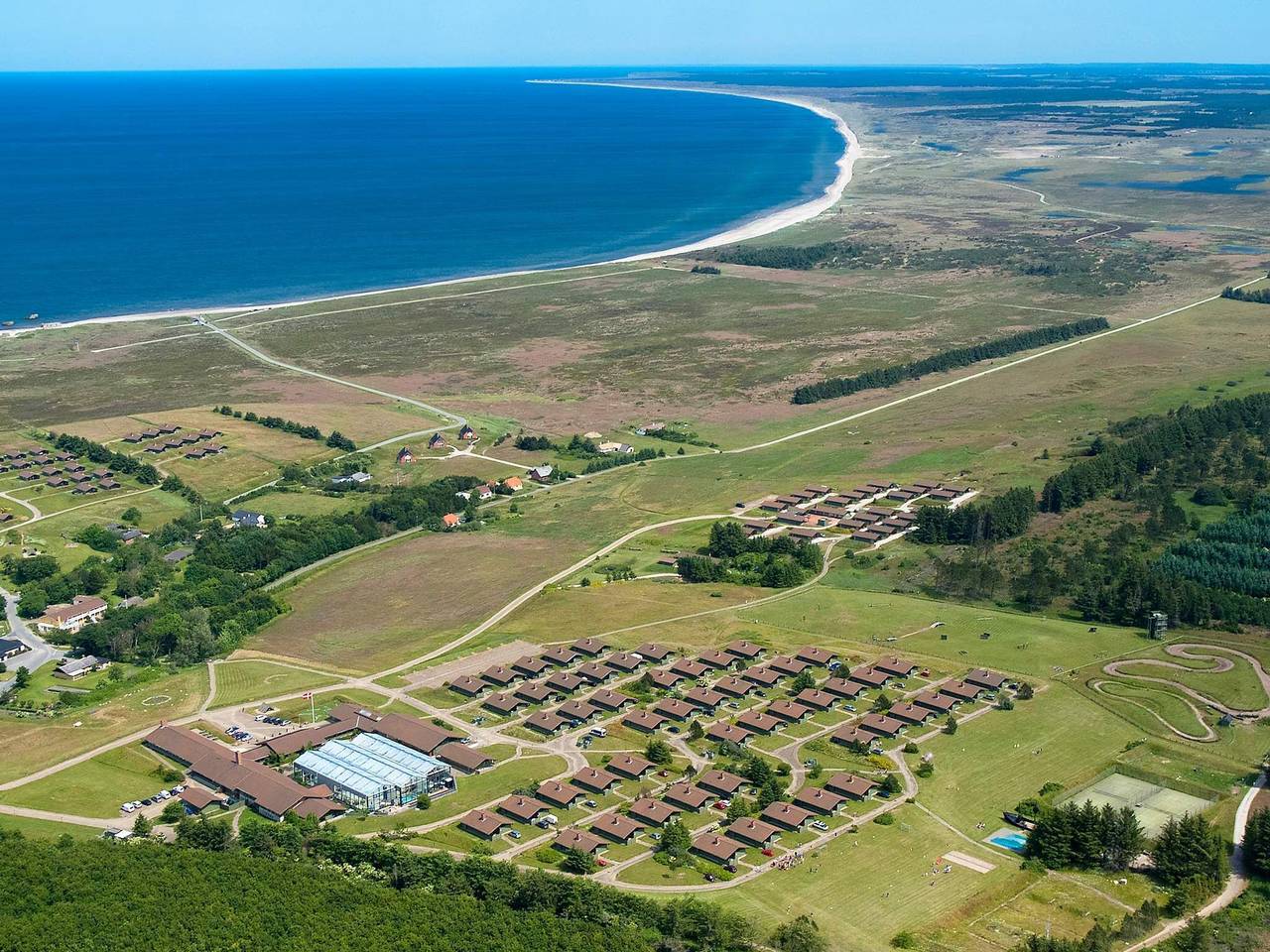 Typ8- Zimmer im Vigsø Ferienpark in Vigsø, Dänemark an der Nordsee