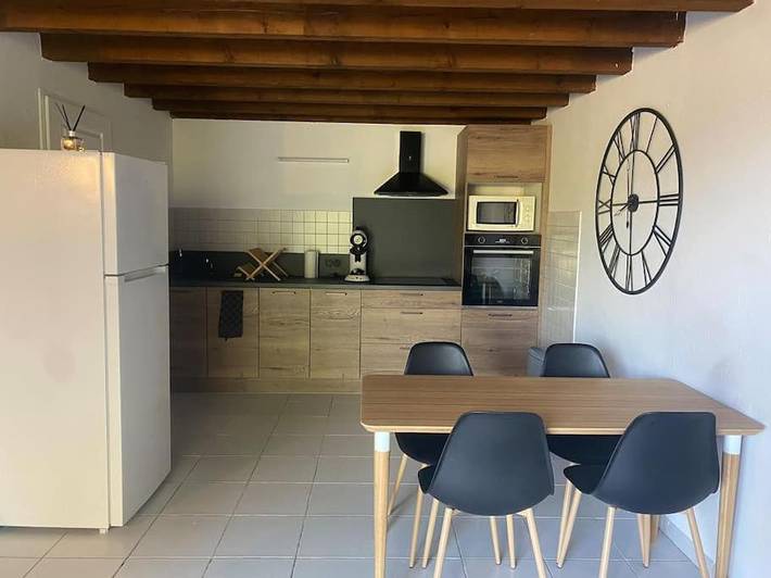 Appartement de vacances pour 6 personnes, avec jardin