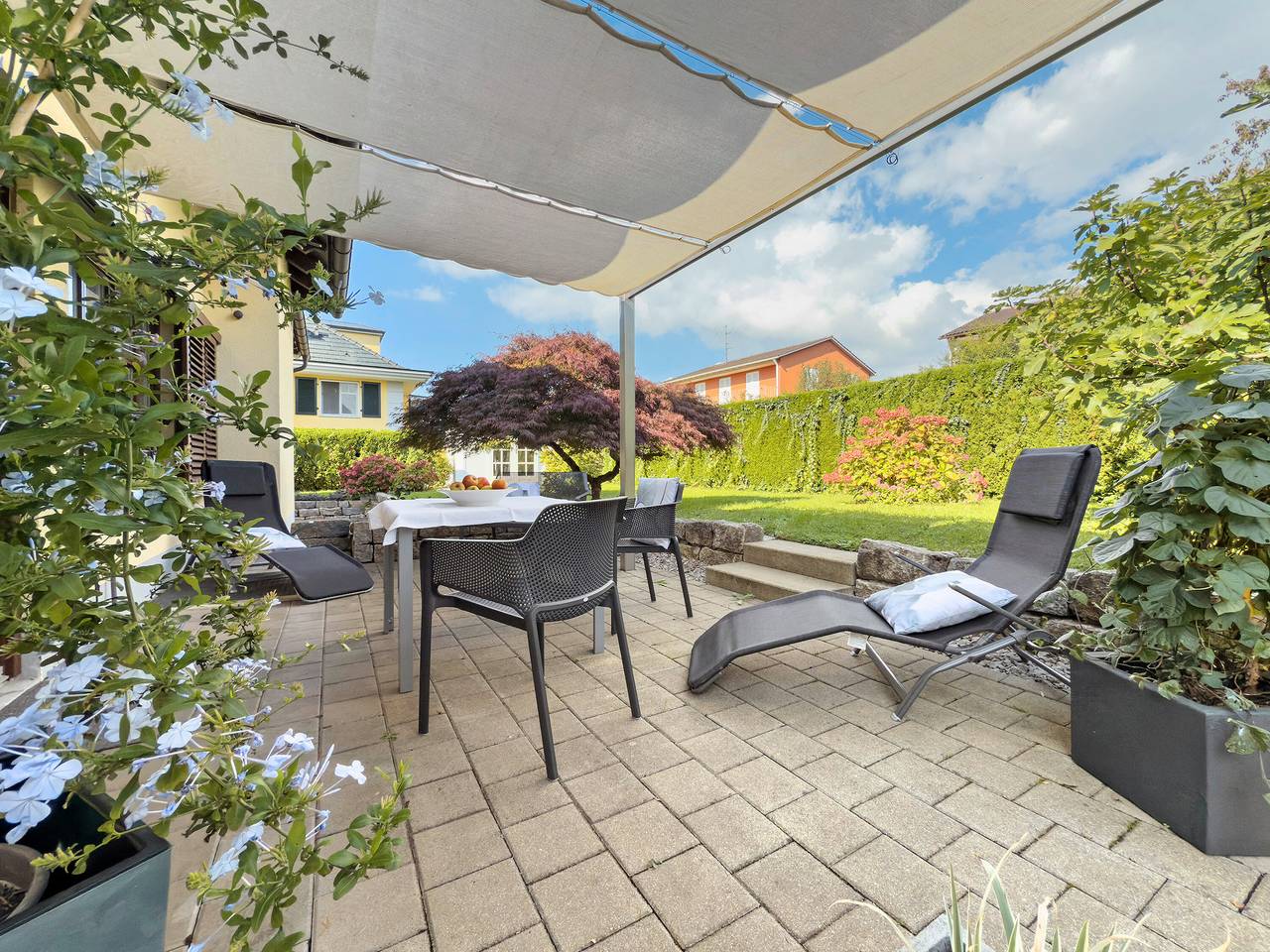 Ganze Wohnung, "Ferienwohnung 1" mit privater Terrasse, privatem Garten und Wlan in Kressbronn am Bodensee, Obersee (Bodensee)
