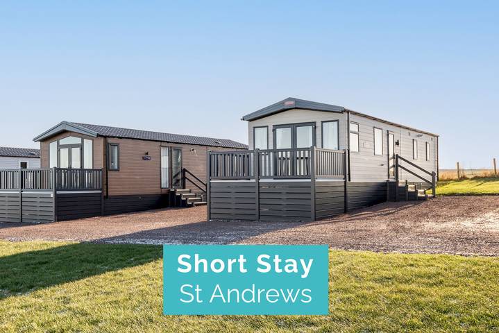 Mobile home for 4 people, with Balcony and Hot tub as well as Terrace and Sauna in Scotland