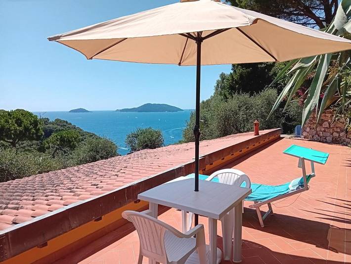 Villa per 2 persone, con Terrazza e Giardino nonché Panorama a Lerici