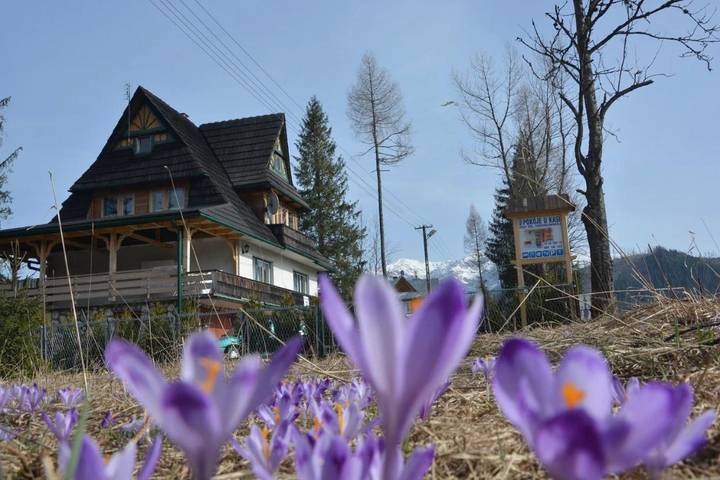 Apartament wakacyjny dla 3 osób, z widok i ogród w Witów