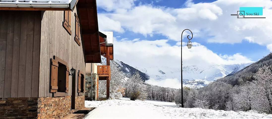 Chalet pour 10 personnes, avec vue et terrasse