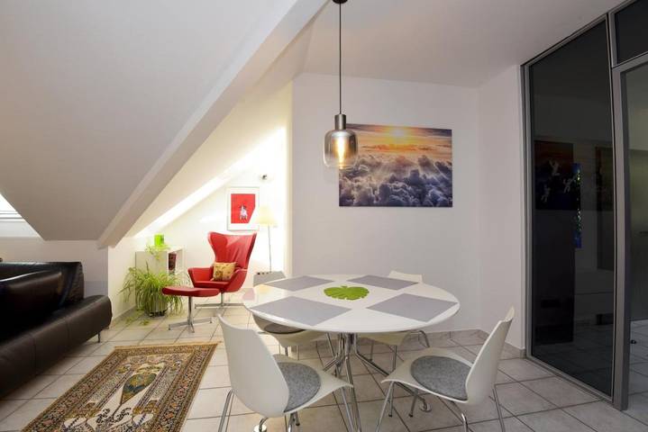 Ferienwohnung für 2 Personen, mit Terrasse und Sauna sowie Ausblick in Rudolstadt - 4