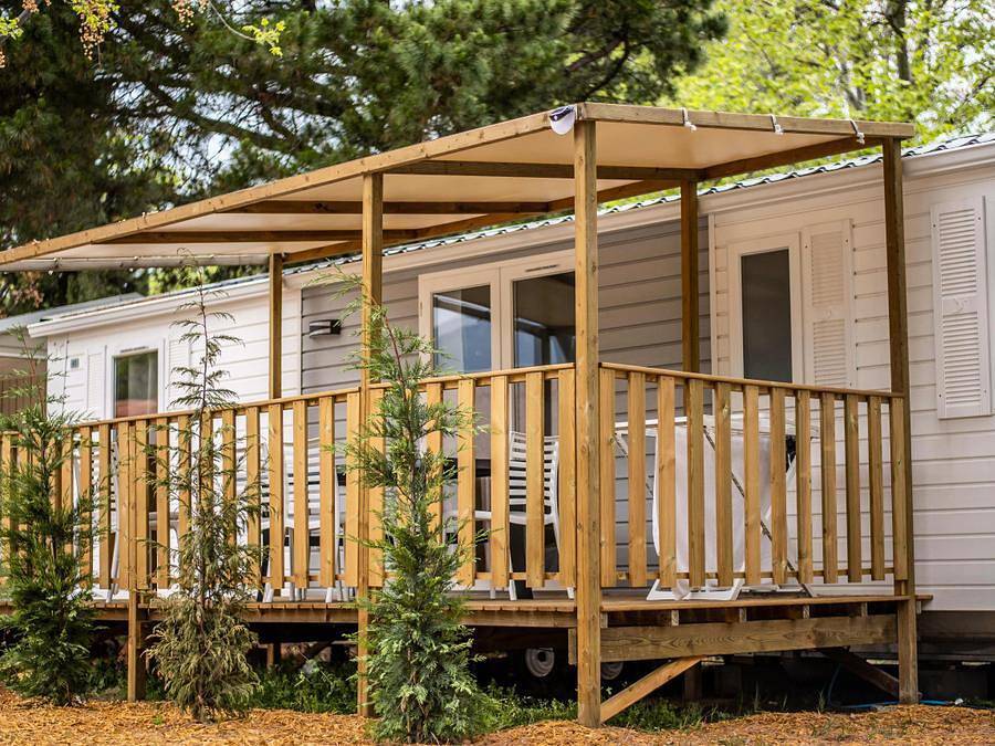 Camping maeva Club Le Lagon d'Argelès - Mobile home 10 persons - Mobile Home Family 5 Rooms 8 adults + 2 children up to 12 years Air-conditioned + Tv in La Côte Vermeille, Argelès-sur-Mer