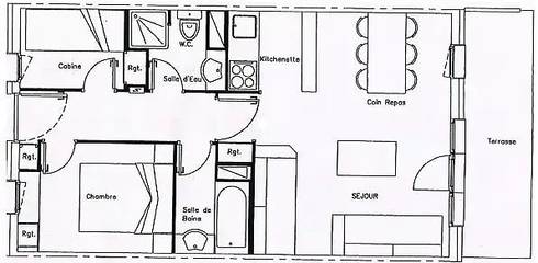 Chalet for 6 People in Plagne Soleil, Mâcot-la-Plagne, Photo 1
