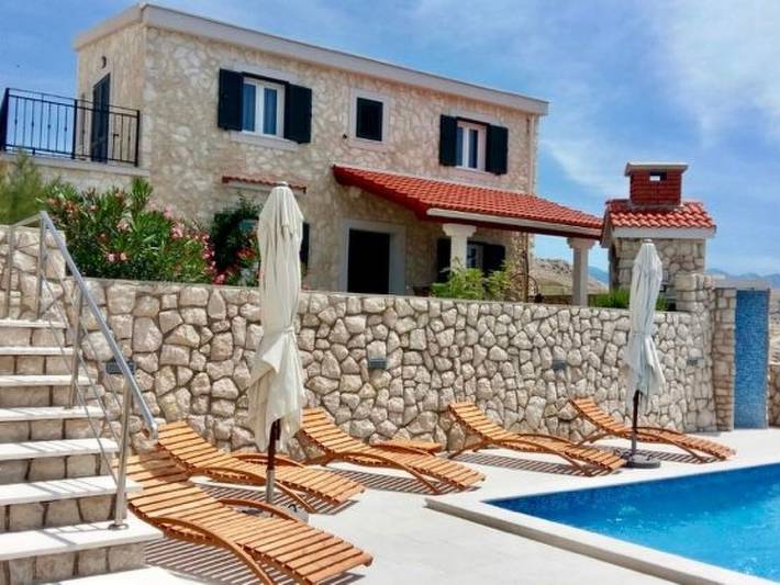 Ferienhaus für 5 Personen, mit Terrasse und Garten