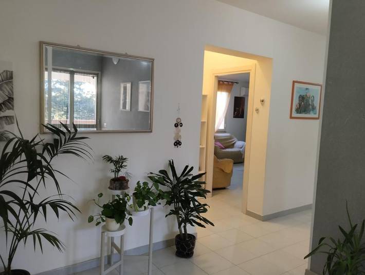 Ferienhaus für 6 Personen, mit Balkon und Terrasse sowie Garten und Ausblick