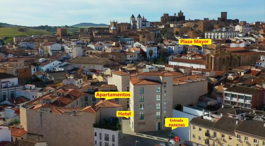Hôtel pour 3 personnes, avec jardin et sauna, animaux acceptés à Cáceres - 4