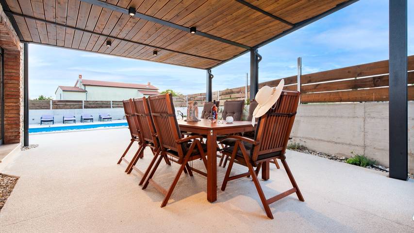 Villa pour 8 personnes, avec terrasse et jardin à Kanfanar - 3