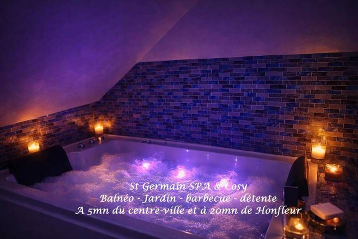 Location de vacances pour 4 personnes, avec jardin et jacuzzi à Saint-Germain-Village