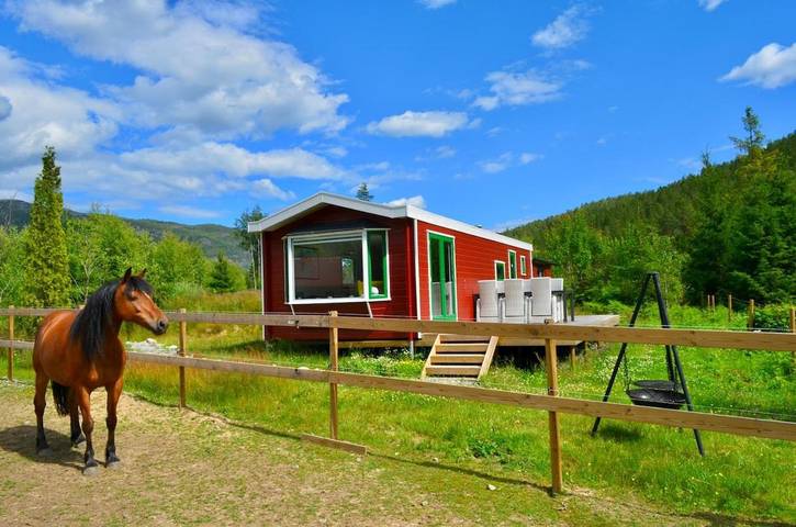 Gîte pour 6 personnes, avec terrasse ainsi que jardin et vue dans Bø - 3
