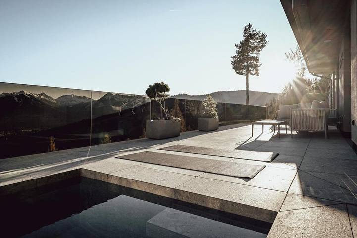 Gîte pour 5 personnes, avec jardin et vue ainsi que piscine et sauna