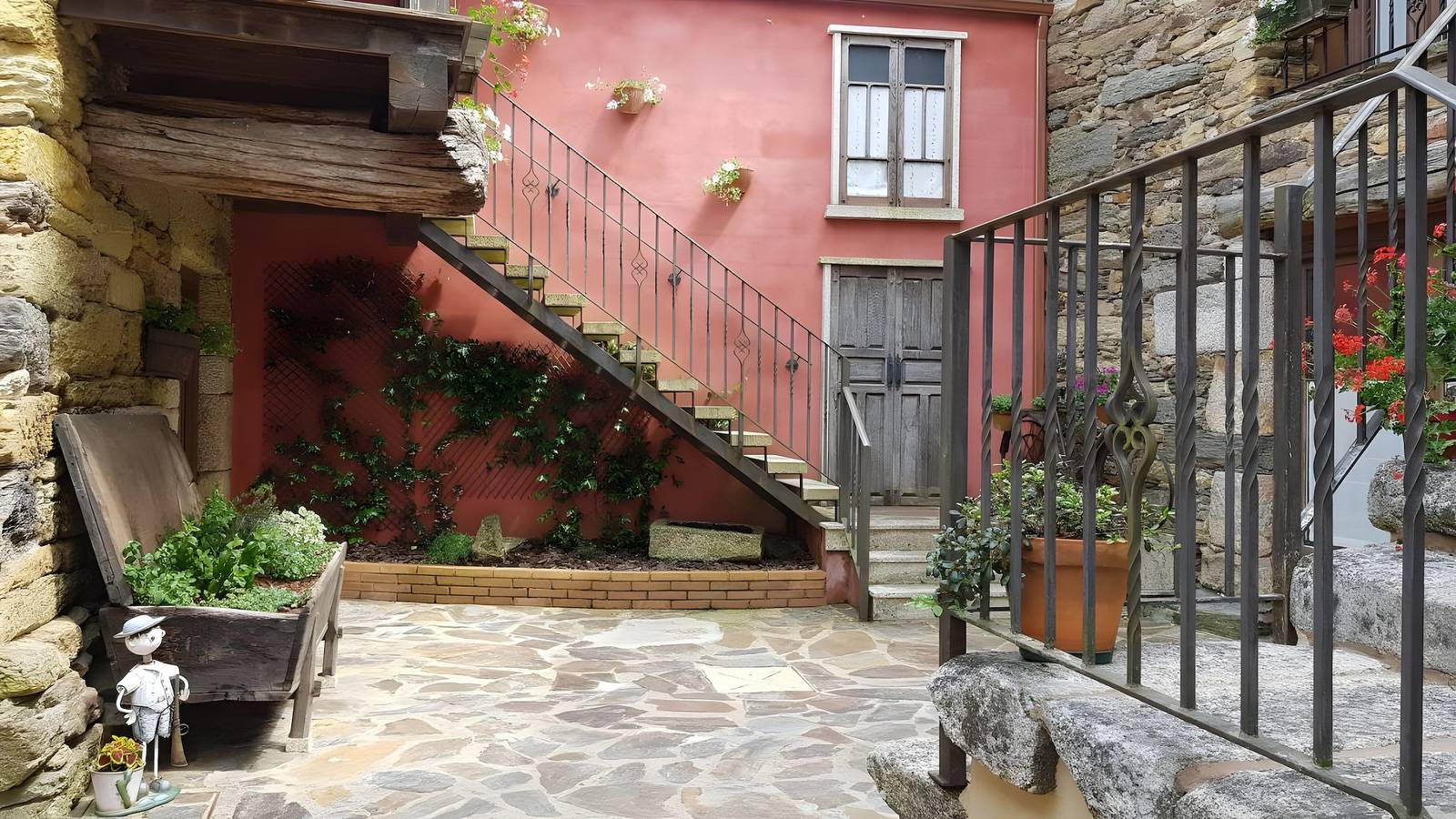 Landhuis 'Aldea Rural A Cortiña Apartamento 1' met uitzicht op de bergen, foto 10