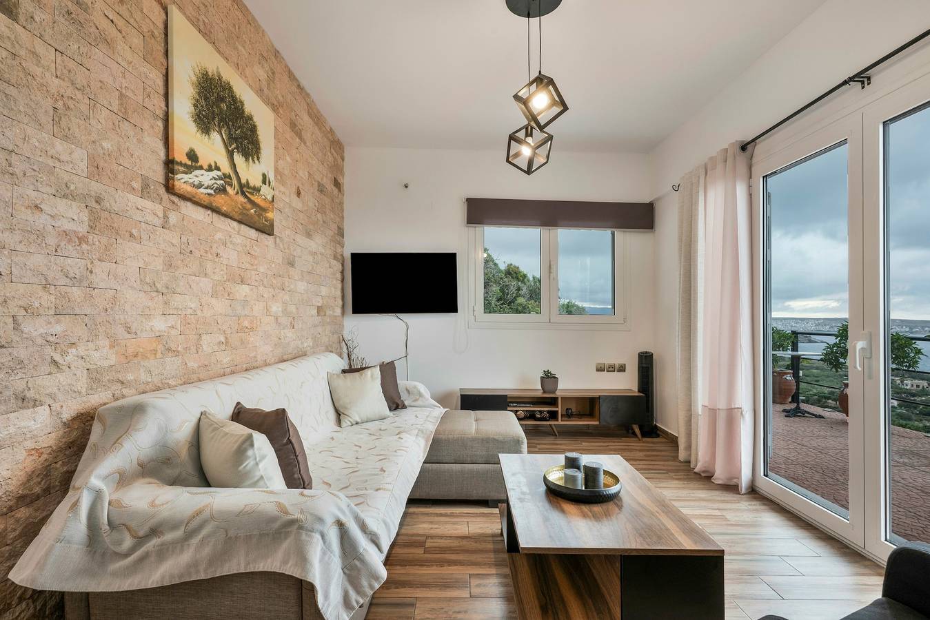 Ferienhaus 'Panorama Apartment' mit Meerblick, Wlan und Klimaanlage in Lasithi