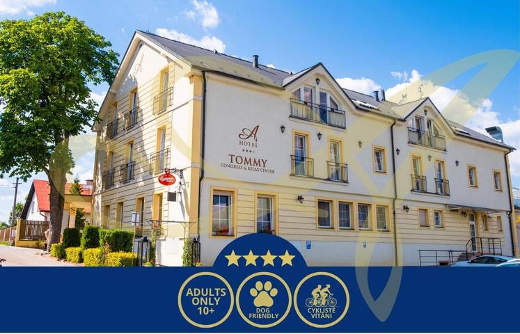 Hotel dla 2 osób, z basen i ogród oraz jacuzzi i sauna w Náchod