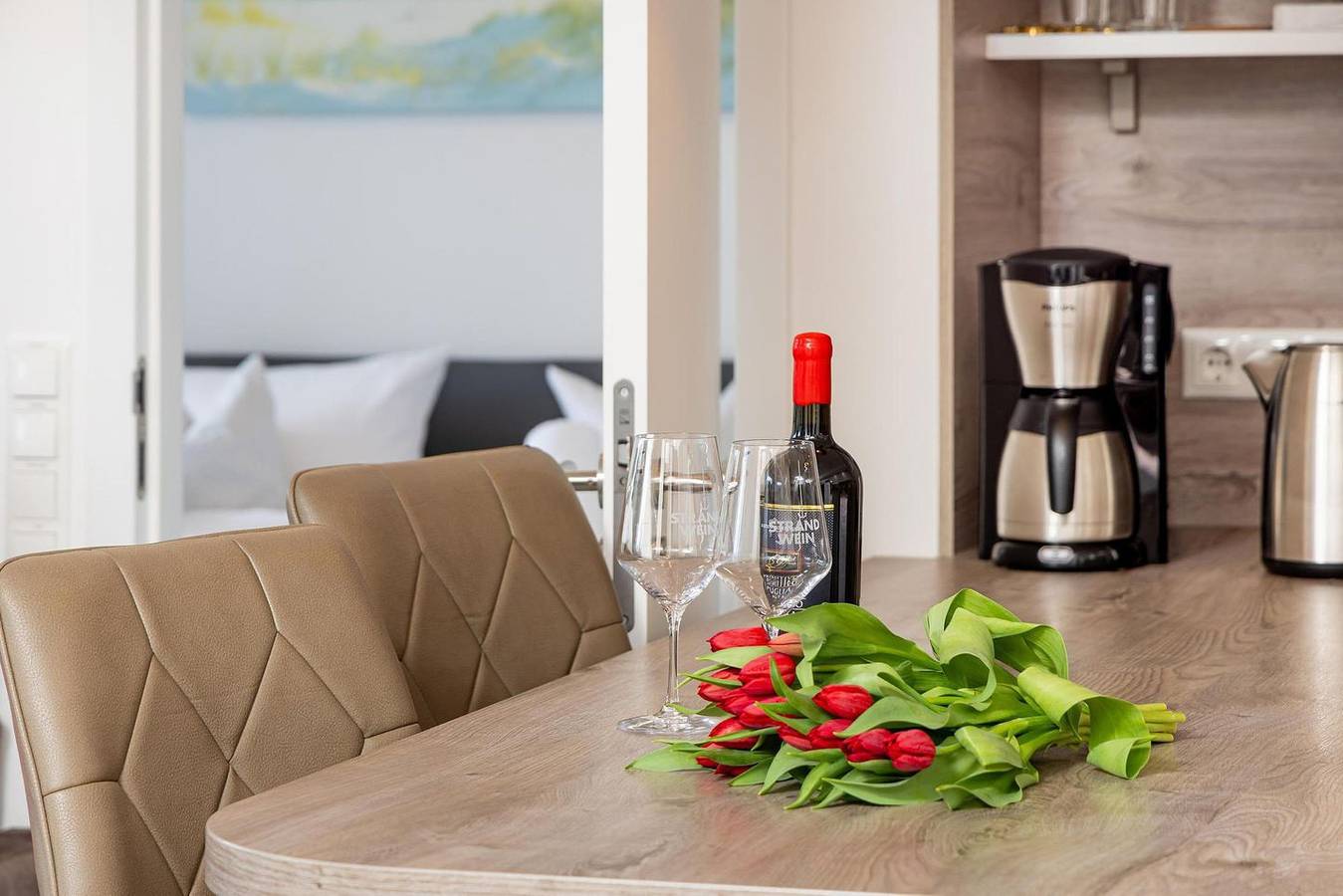 Geheel appartement, Vakantieappartement voor 4 personen met sauna in Prora, Binz