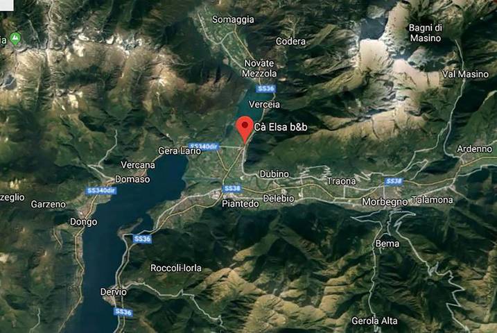 Location de vacances pour 3 personnes, avec vue et jardin à Dubino - 4