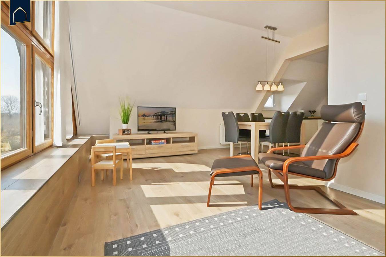 Apartamento entero, Moderne Ferienwohnung in Heringsdorf mit Terrasse – 100 m zum Strand auf Usedom in Seebad Heringsdorf, Heringsdorf