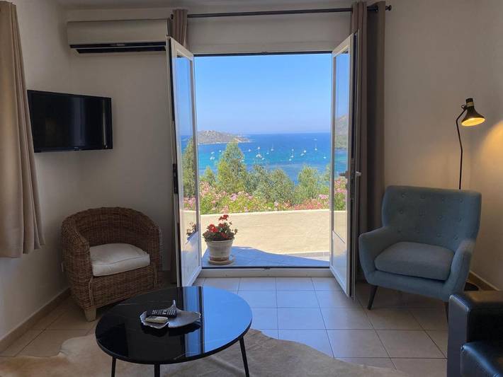 Gîte pour 4 personnes, avec jardin et vue, animaux acceptés dans Plage de la Roya - 4