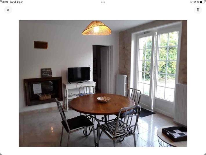 Gîte pour 4 personnes, avec jardin, animaux acceptés à Millac - 3