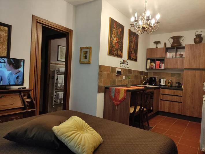Casa vacanza per 4 persone, con giardino e panorama in Montemerano
