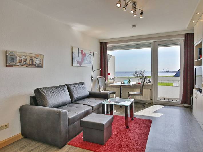 Ferienwohnung für 2 Personen, mit Sauna und Pool sowie Meerblick und Balkon in Cuxhaven (Stadt)