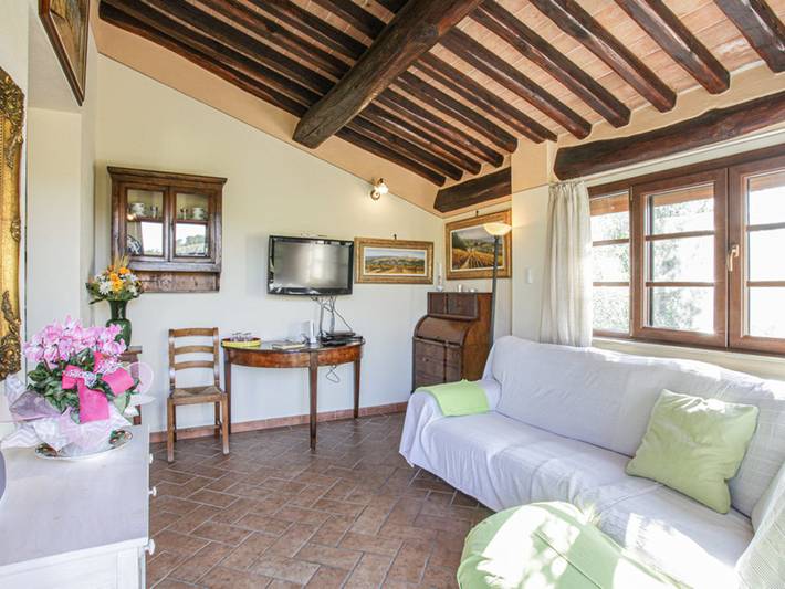 Ferienhaus für 4 Personen, mit Garten und Ausblick in Riparbella - 4